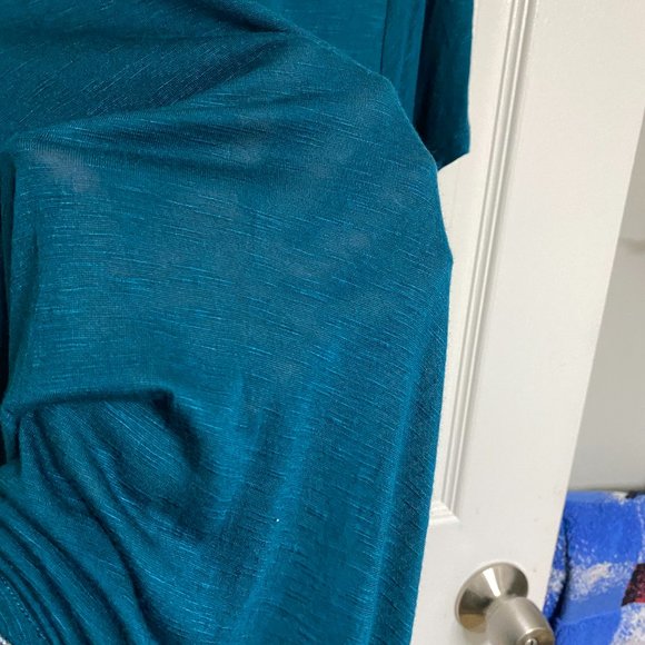 New Copper Key Semi sheer Pullover-Beaded Bottom-Sz Lg - Picture 8 of 11